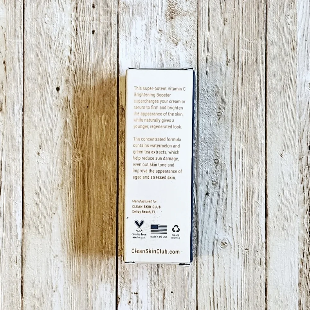 NIB Clean Skin Club Vitamin C Brightening Booster